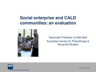 Social enterprise and CALD communities: an evaluation