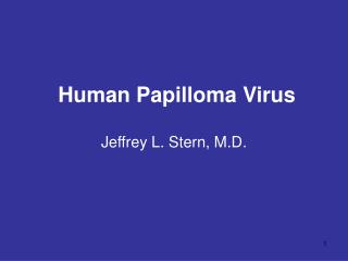 Human Papilloma Virus