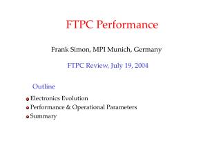 FTPC Performance