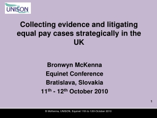 Collecting evidence and litigating equal pay cases strategically in the UK