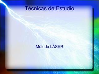 Técnicas de Estudio