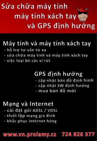 Sửa chữa máy tính máy tính xách tay và GPS định hướng