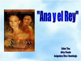 &quot;Ana y el Rey&quot;