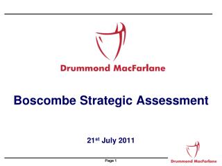 Boscombe Strategic Assessment