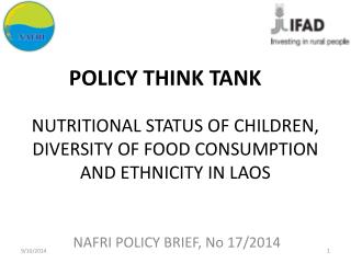 NUTRITIONAL STATUS OF CHILDREN, DIVERSITY OF FOOD CONSUMPTION AND ETHNICITY IN LAOS