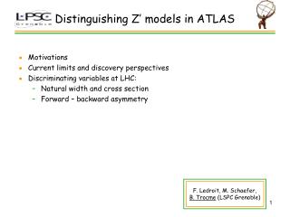 Distinguishing Z’ models in ATLAS