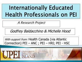 Internationally Educated Health Professionals on PEI