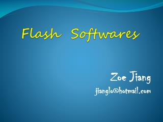 Flash Softwares