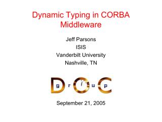 Dynamic Typing in CORBA Middleware
