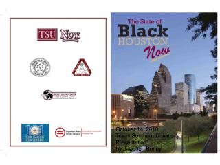 October 14, 2010 Texas Southern University Presentation by Jew Don Boney