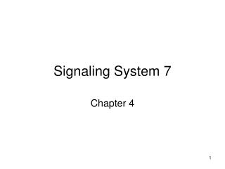 Signaling System 7