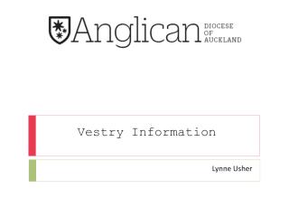 Vestry Information