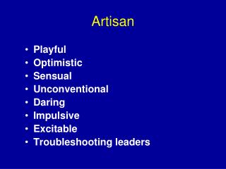 Artisan