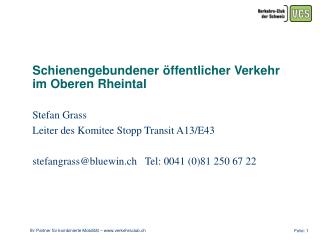 Schienengebundener öffentlicher Verkehr im Oberen Rheintal