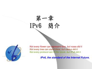 第一章 IPv6 簡介