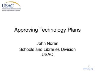 Approving Technology Plans