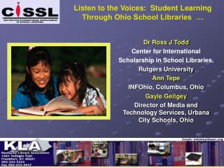 Listen to the Voices: Student Learning Through Ohio School Libraries …