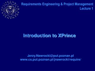 Introduction to XPrince