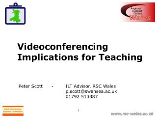 Videoconferencing Implications for Teaching