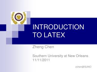 powerpoint presentation in latex