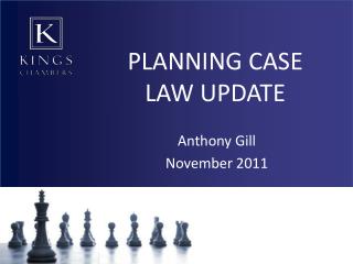 PLANNING CASE LAW UPDATE