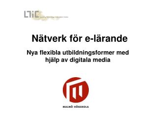 Nätverk för e-lärande