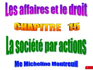 CHAPITRE 15