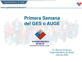 Primera Semana del GES o AUGE