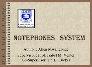 NOTEPHONES SYSTEM