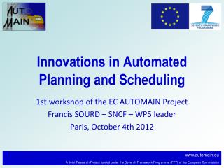 Innovations in Automated Planning and Scheduling