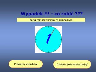 Wypadek !!! - co robić ???