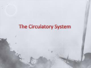 The Circulatory System