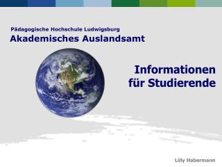 Informationen für Studierende