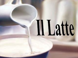 Il latte alimentare