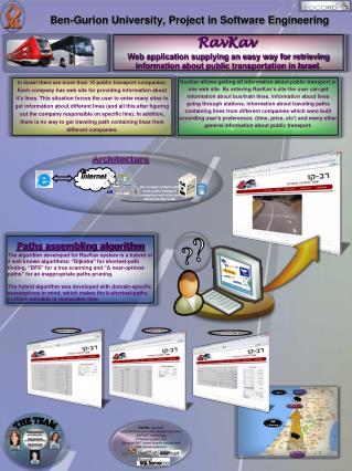 Ben-Gurion University , Project in Software Engineering