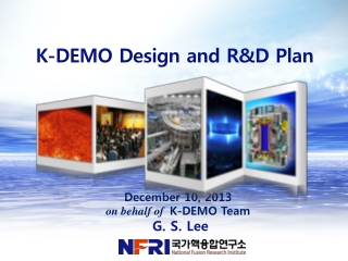 K-DEMO Design and R&D Plan