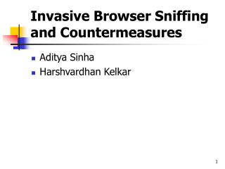 Invasive Browser Sniffing and Countermeasures