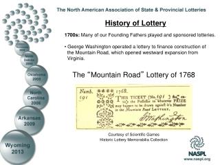 The “ Mountain Road ” Lottery of 1768