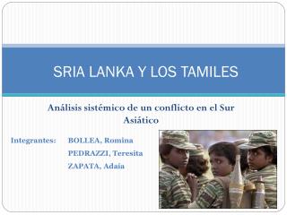 SRIA LANKA Y LOS TAMILES