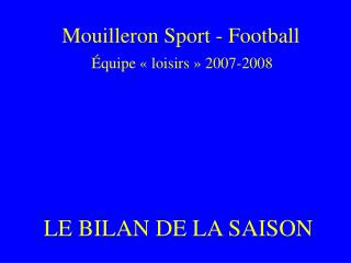 Mouilleron Sport - Football