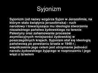 Syjonizm