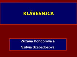 KLÁVESNICA