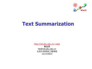 Text Summarization