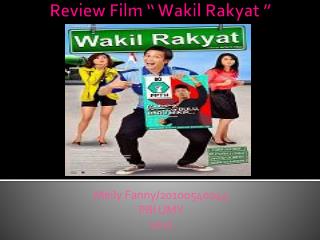 Review Film “ Wakil Rakyat ”