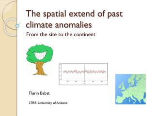 The spatial extend of past climate anomalies