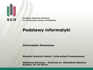 Podstawy informatyki