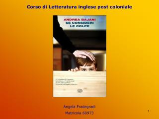 Corso di Letteratura inglese post coloniale