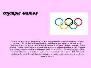 Olympic Games