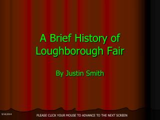 A Brief History of Loughborough Fair