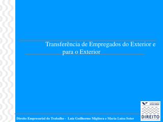 Direito Empresarial do Trabalho - Luiz Guilherme Migliora e Maria Luisa Soter